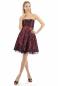 Preview: Abendkleid AK-5963 braun / bordeaux